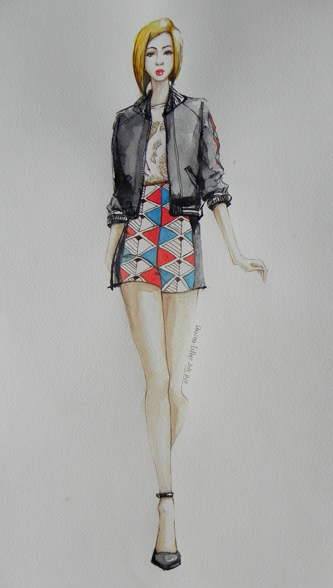 创意设计之路 回顾之前的服装设计图